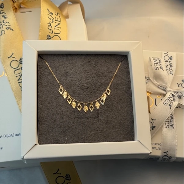 گردنبند طلا لوزی